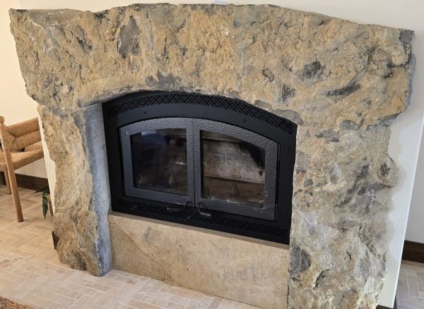 Fireplace Trim — This precision-crafted fireplace trim features: 11ga. steel surround MIG welded construction BK247 powder-coat finish