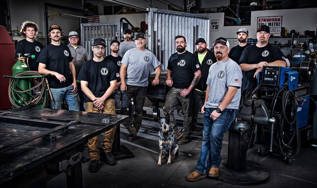 The FabWorx team at the shop